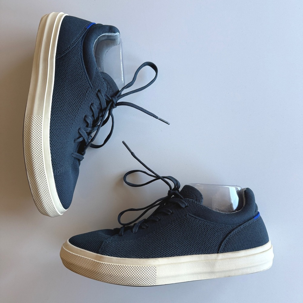 Rothy's RS02 Sustainable Knit Unisex Comfort Travel Navy‎ Sneakers men 8 wmn 9.5